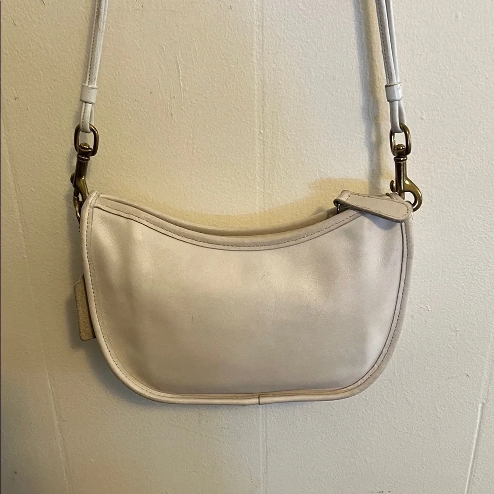 Coach cream leather Shoulder Bag - Picture 3 of 12